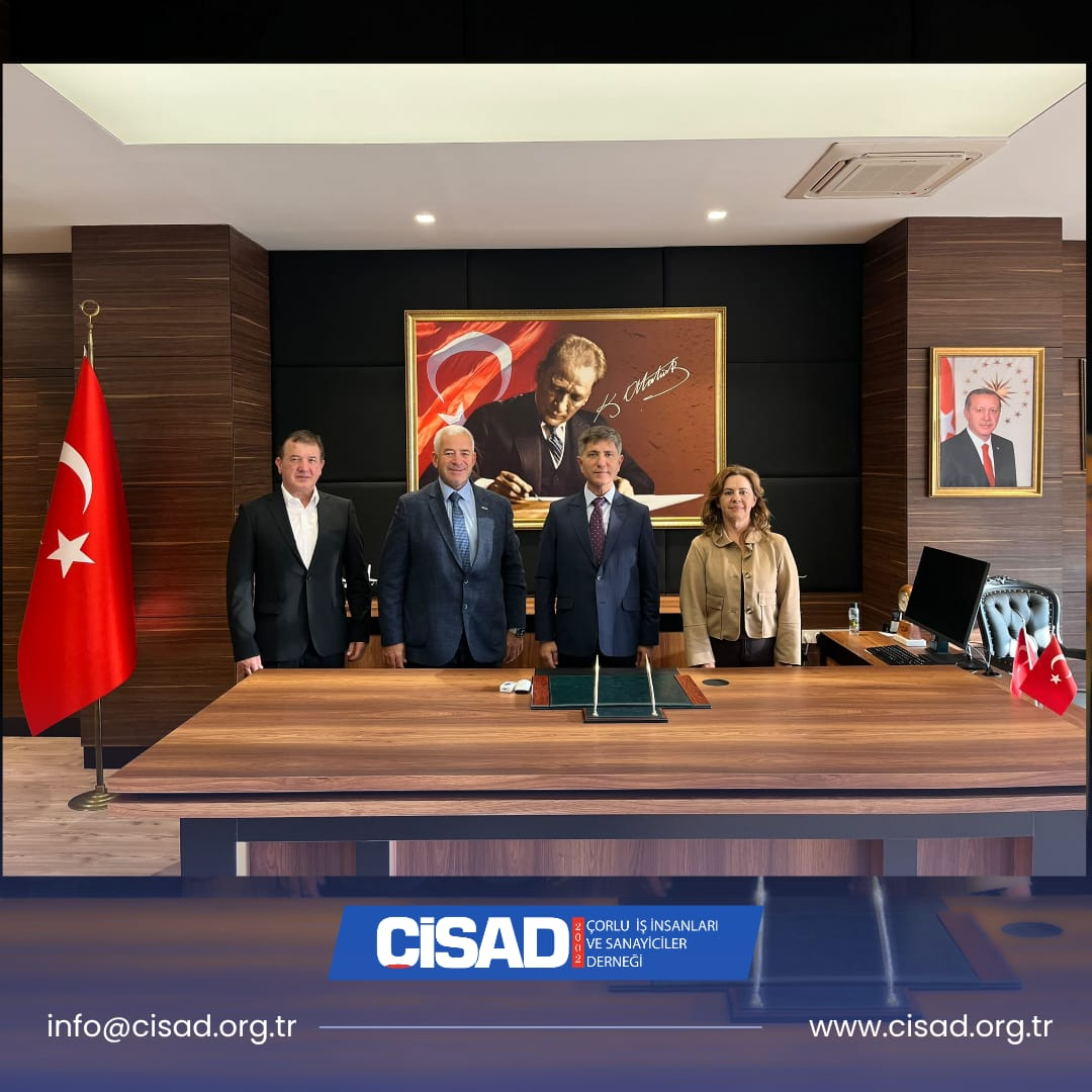 ÇİSAD olarak Çorlu Kaymakamımız Sayın Niyazi Erten’i makamında ziyaret ettik.
