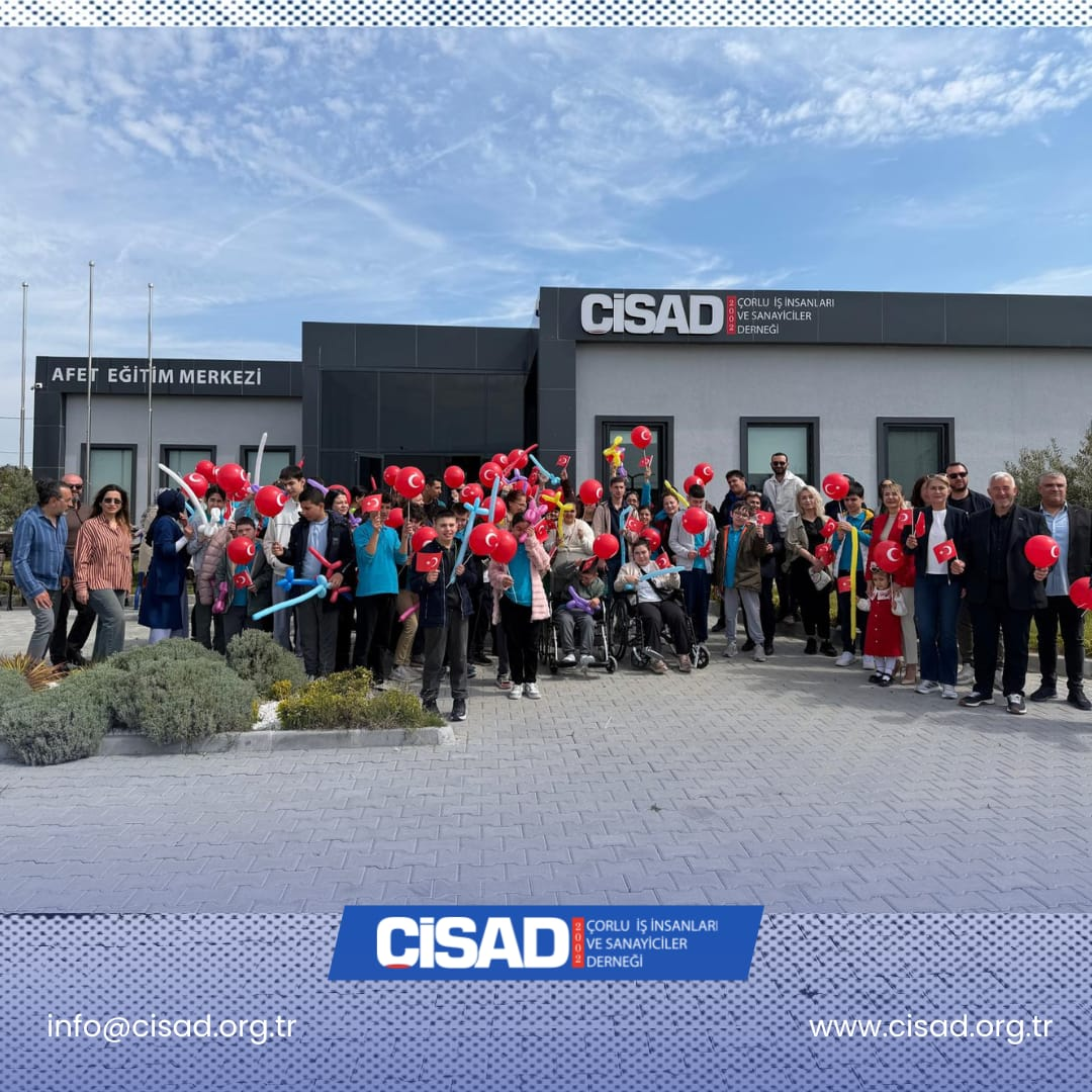 TSD Çorlu Özel Eğitim Meslek Okulu öğrencileri, 23 Nisan etkinlikleri kapsamında derneğimizi ziyaret etti.