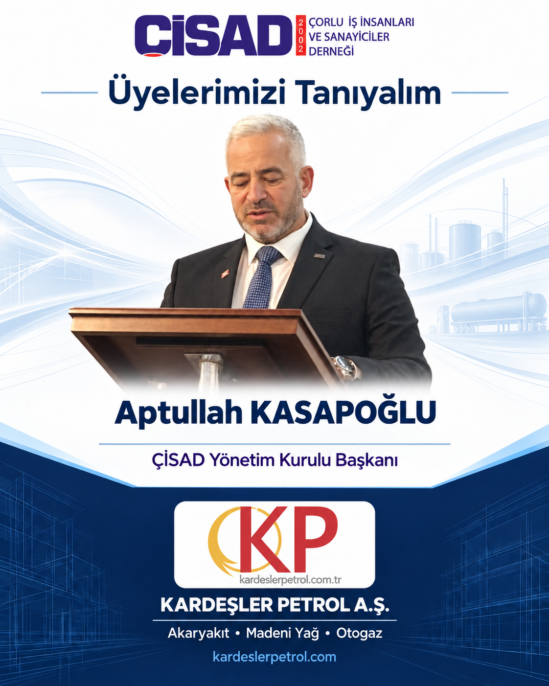 Üyelerimizi Tanıyalım: Aptullah KASAPOĞLU