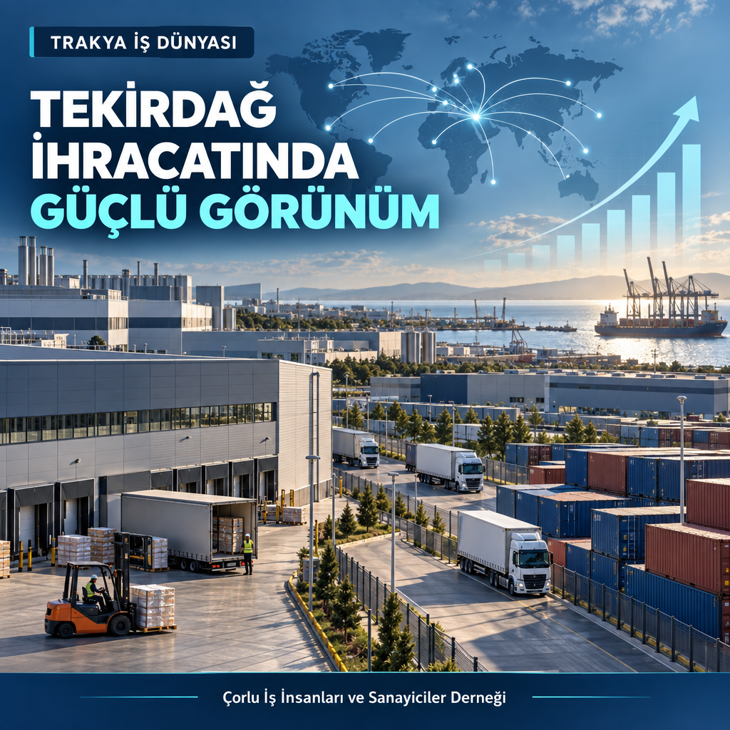 Tekirdağ ihracatının güncel görünümü